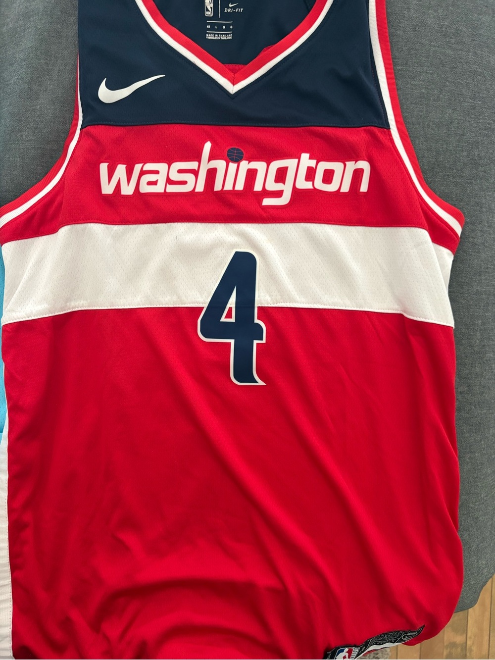 Nike Red/White/Navy Washington Basketball Jersey #4 Westbrook